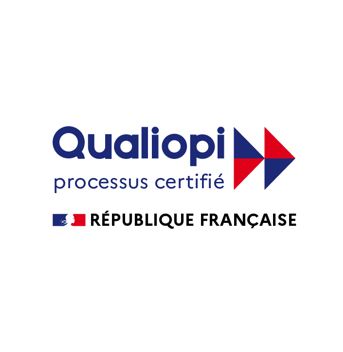 Logo Qualiopi, processus certifié, République Française